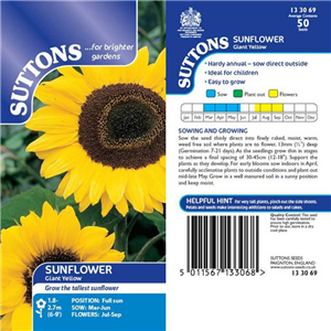 Sunflower Giant Yellow